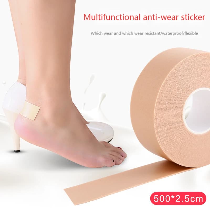 5m gel calcanhar almofada protetor pé pés cuidados feminino sapato almofadas inserção palmilha adesivo útil protetor de calcanhar fitas de almofada