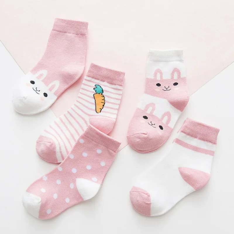 5 par/lote crianças meias de algodão menino menina bebê infantil bonito dos desenhos animados macio quente listra moda para o outono inverno crianças esporte meias