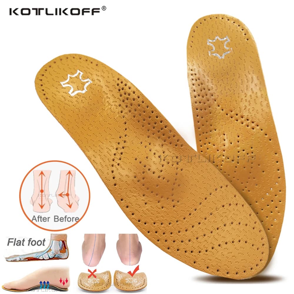 Melhor palmilha para sapatos palmilhas ortopédicas de couro pés planos suporte de arco alto sapatos ortopédicos sola caber no inserção corrigida de perna o/x