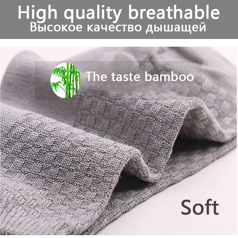 5 pares/lote meias de fibra de bambu dos homens negócios curto respirável tornozelo meias masculinas alta qualidade tamanho grande EU39-48