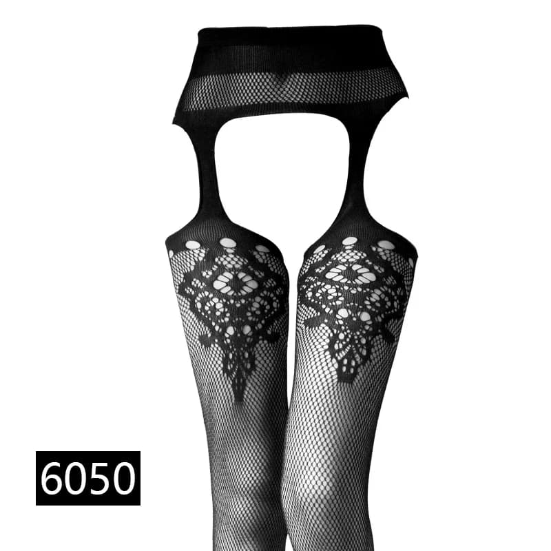 Mulheres sexy lingerie meias liga cinto listra meias elásticas preto fishnet meia coxa pura meia-calça dropship