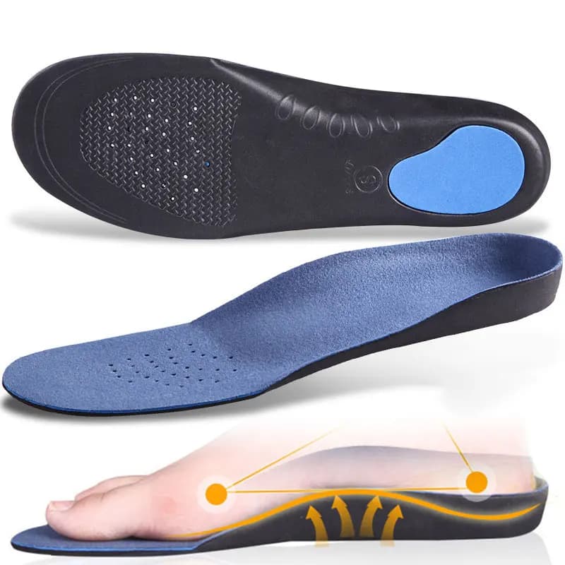 Palmilhas ortopédicas para pés planos, altura ortopédica de 3cm, alta qualidade, 3d, premium, confortável, pano de pelúcia, palmilhas ortopédicas