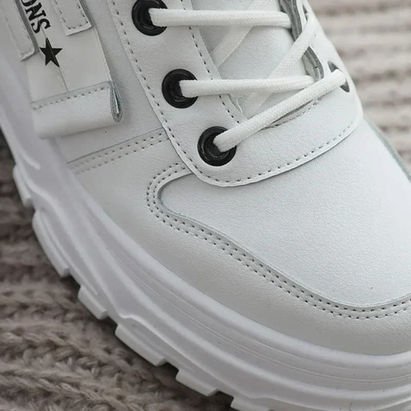 Botas de neve de inverno para mulheres casuais sapatos de alta qualidade quentes das mulheres tênis plataforma tornozelo botas plus size 45 zapatillas de mujer novo