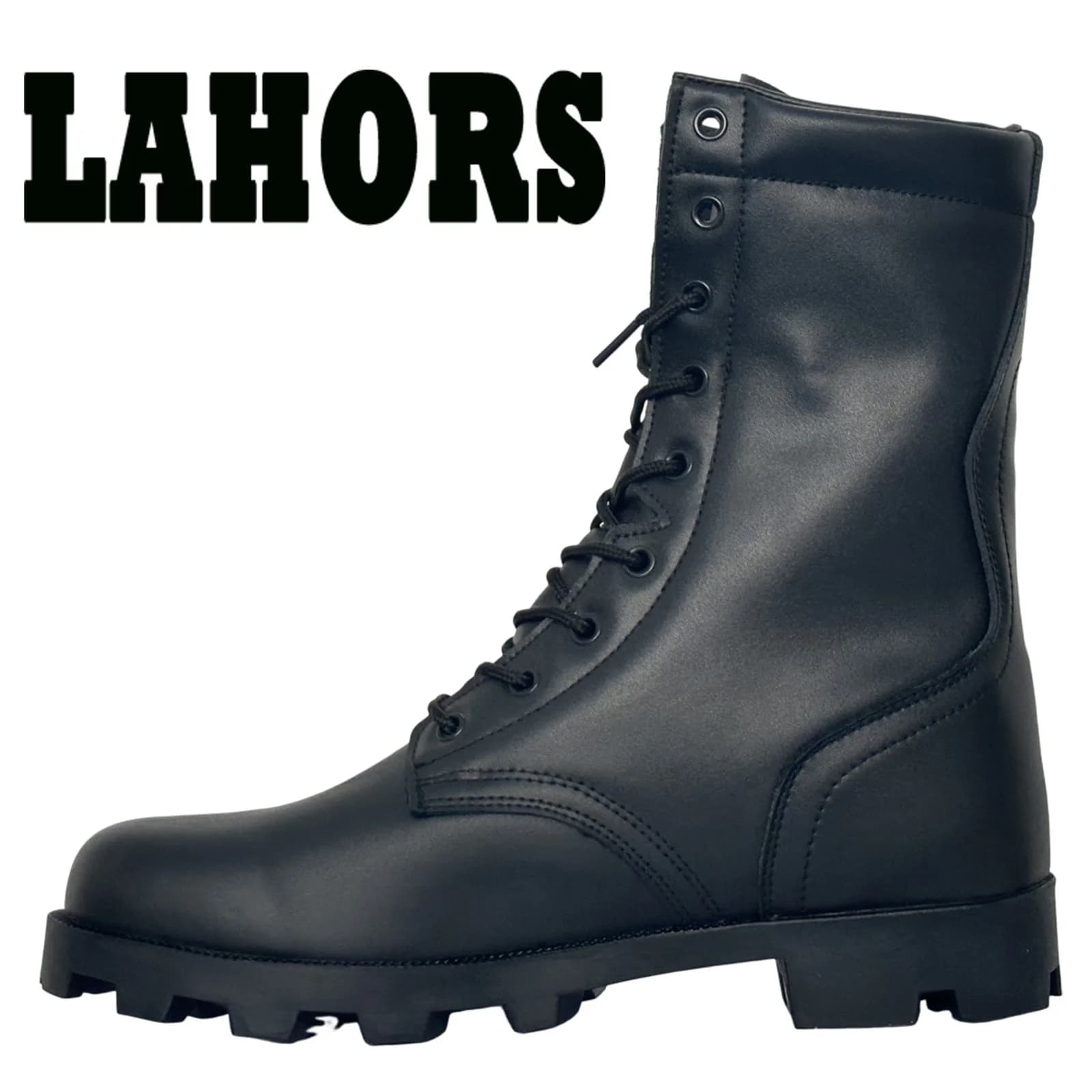 LAHORS ®   Homem de couro original botas táticas esporte caminhadas sapatos ao ar livre tornozelo deserto botas combate sapatos segurança trabalho botas hombre