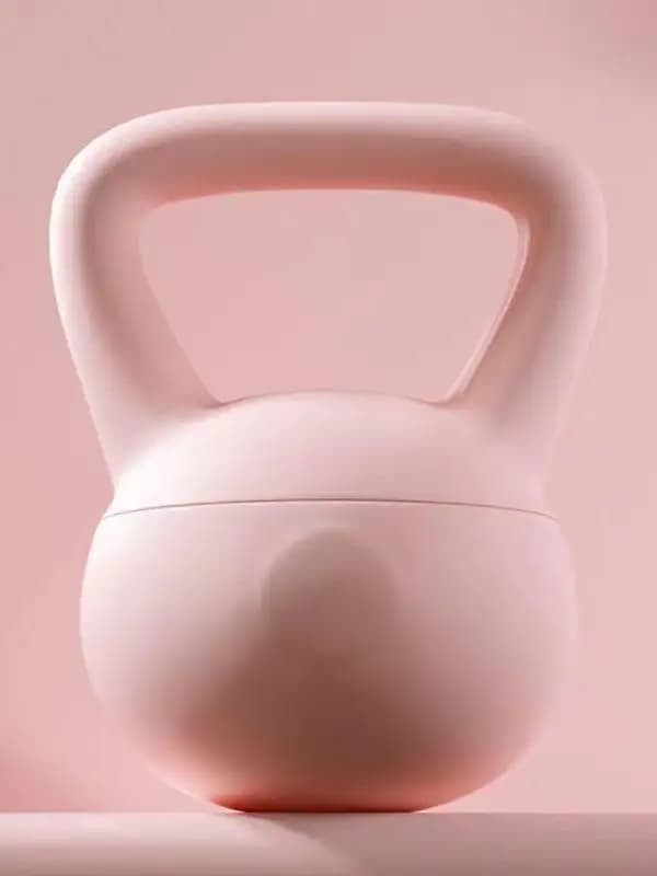 Kettlebell Macio Profissional: Equipamento de Fitness para Uso Doméstico, Kettlebell de Corpo Macio para Levantamento de Glúteos, Agachamento Profundo e Treino de Força com Halteres