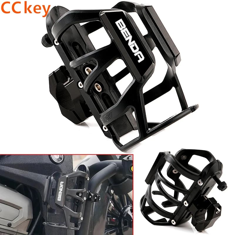 Para benda chinchila 300 450 rock300 lfs700 lfc700 acessório moto bebida garrafa de água suporte de copo