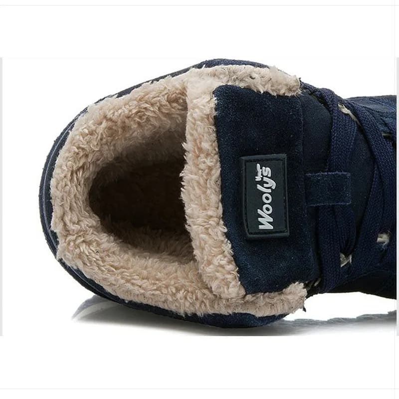 Botas masculinas sapatos de inverno calçados masculinos botas de neve de pele quente tornozelo botas hombre botas de inverno para homens de pelúcia tênis de inverno plus size