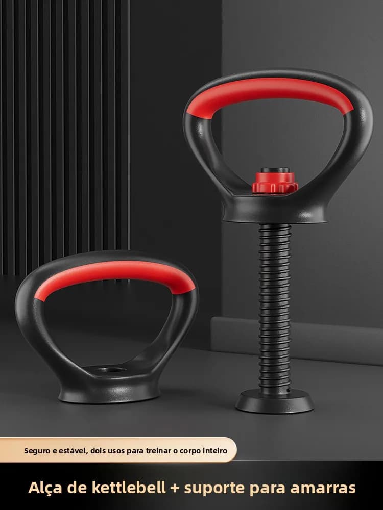Suporte Ajustável para Halteres e Kettlebells Multifuncional para Homens e Mulheres – Equipamento de Exercício para Yoga e Fi...