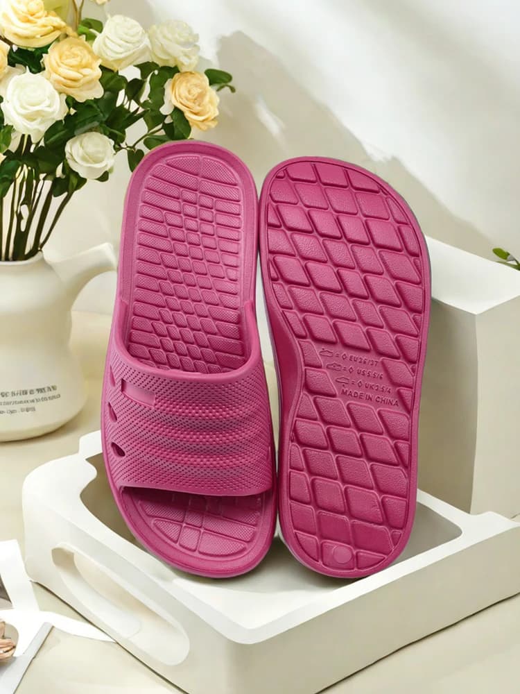 Chinelos de EVA Macios para Homens e Mulheres, Antiderrapantes, Leves, para Banheiro, Uso Interno e Externo, Sandálias de Praia