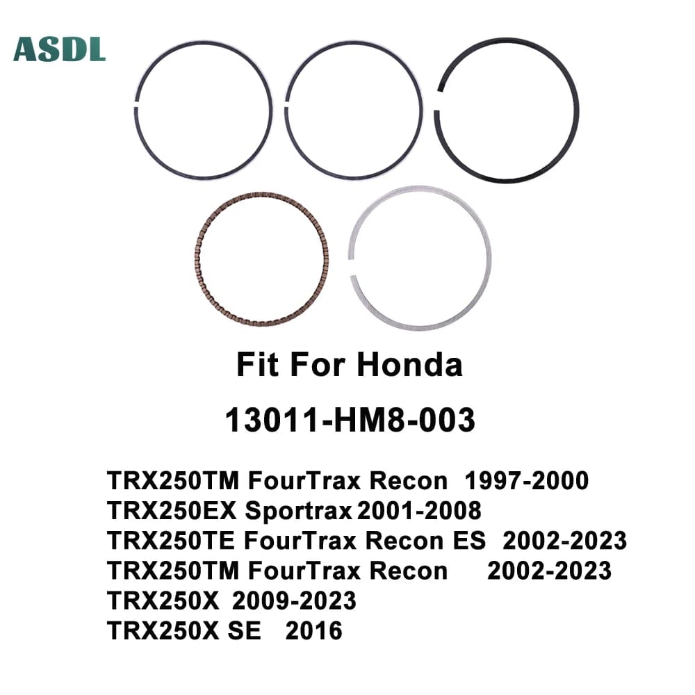 Anel de pistão da motocicleta 68.5mm para honda trx250tm fourtrax recon trx250ex trx250 te t tm 2002-2023 trx250x trx 250x13011-hm8-003