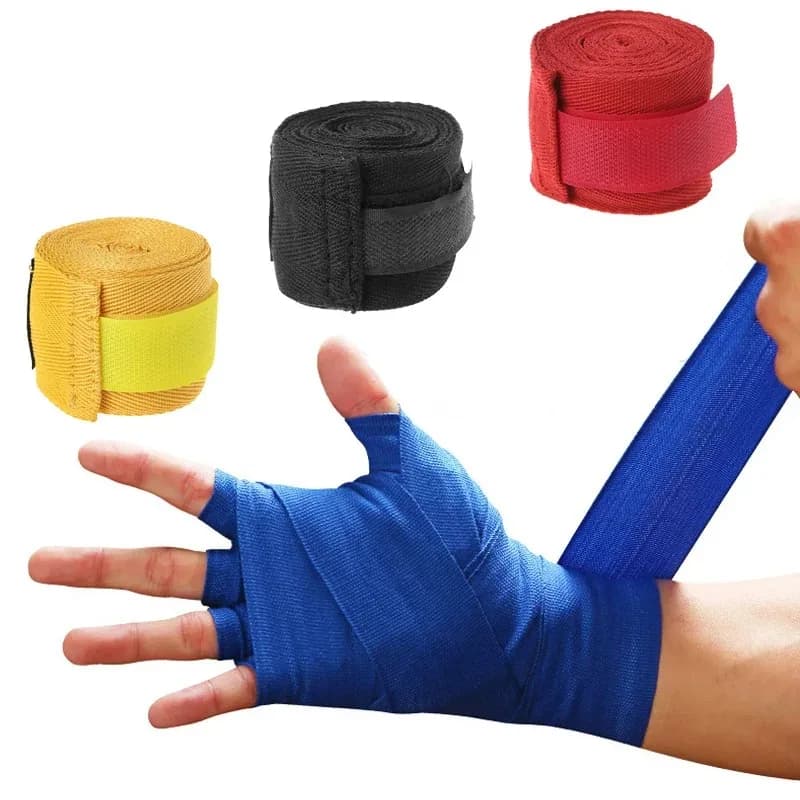 Bandagem de Boxe 3M/5M, Faixas de Algodão para Esportes, Luvas de Taekwondo, Protetor de Mãos para Combate, Bandagens de Boxe para Homens e Mulheres