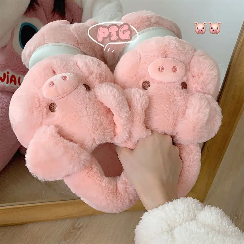 chinelos-felpudos-em-forma-de-porco-rosa-para-meninas