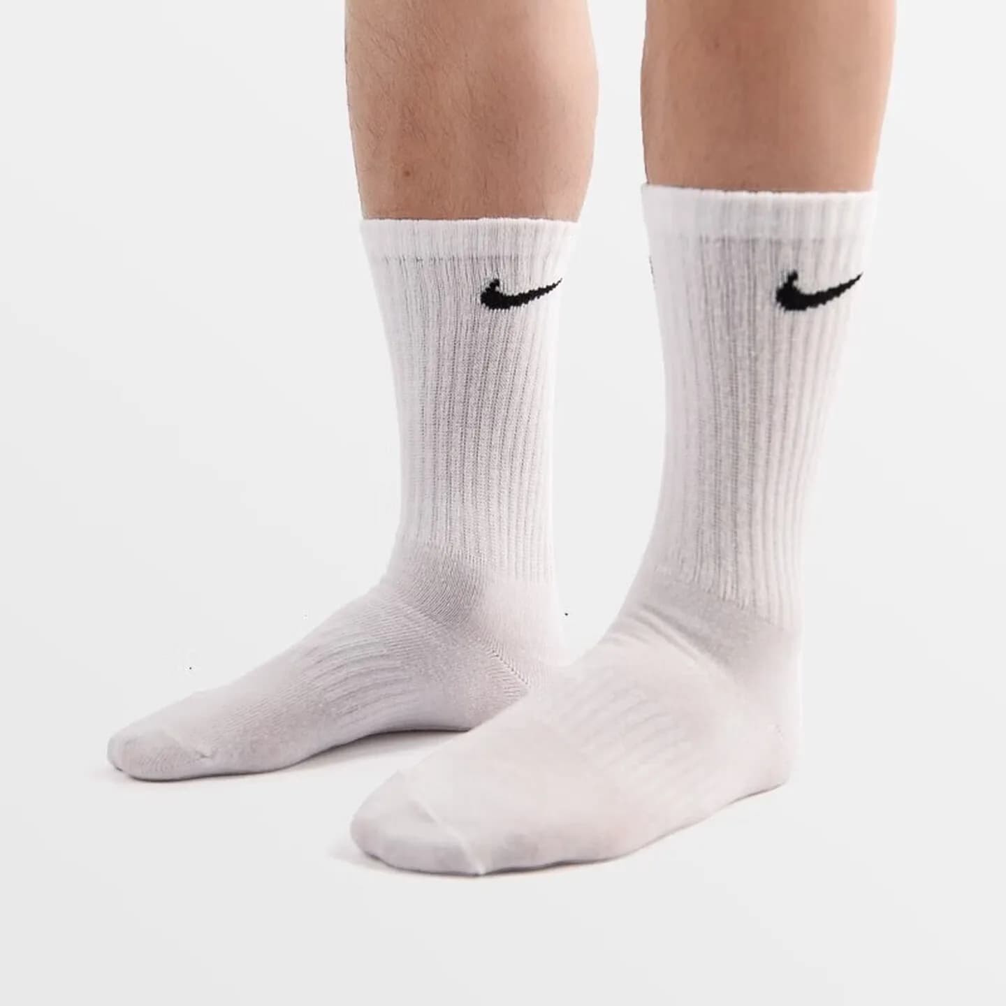 Nike unissex respirável conforto casal meias pacote de 3 pares meias esportivas de basquete pacote de 3 pares SX7676-100
