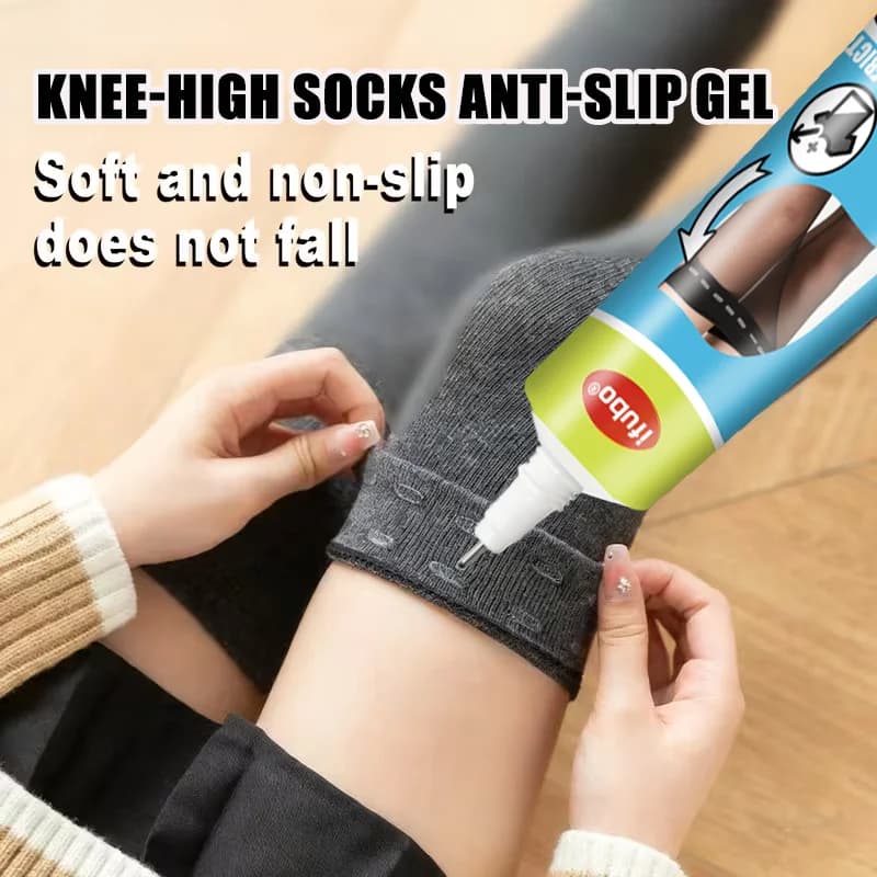 IFUBO 30ML Gel Antiderrapante Multiuso para Meias, Botas e Tapetes de Tecido - Adesivo Antiderrapante para Meias e Botas