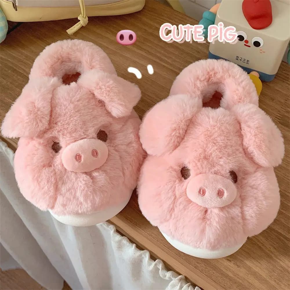 chinelos-felpudos-em-forma-de-porco-rosa-para-meninas