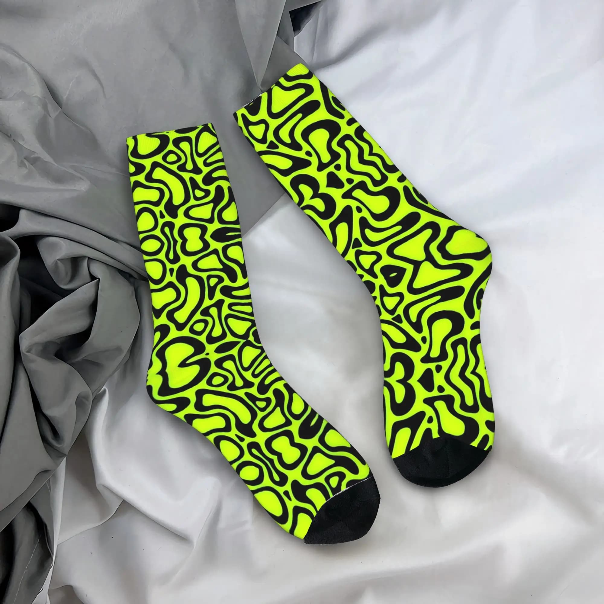 Meias de corrida de motocicleta meias elegantes l-landos outono antiderrapante meias masculinas design macio meias de skate