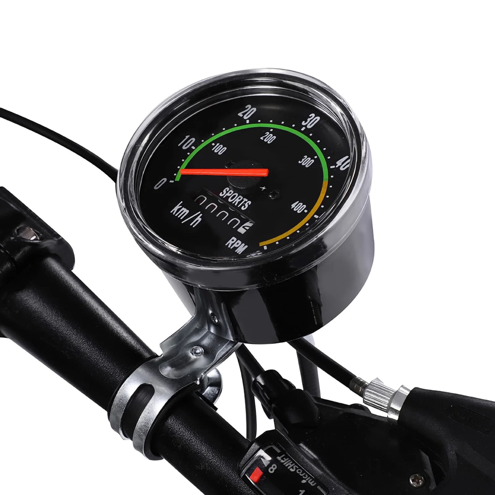 Computador mecânico velocímetro de bicicleta odômetro ciclismo cronômetro velocímetro ciclocomputador