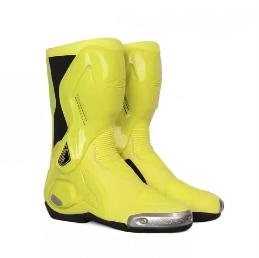 Benkia motocicleta botas ce certificação profissional pista equitação botas de corrida verão zapato anticolisão fora de estrada para rally