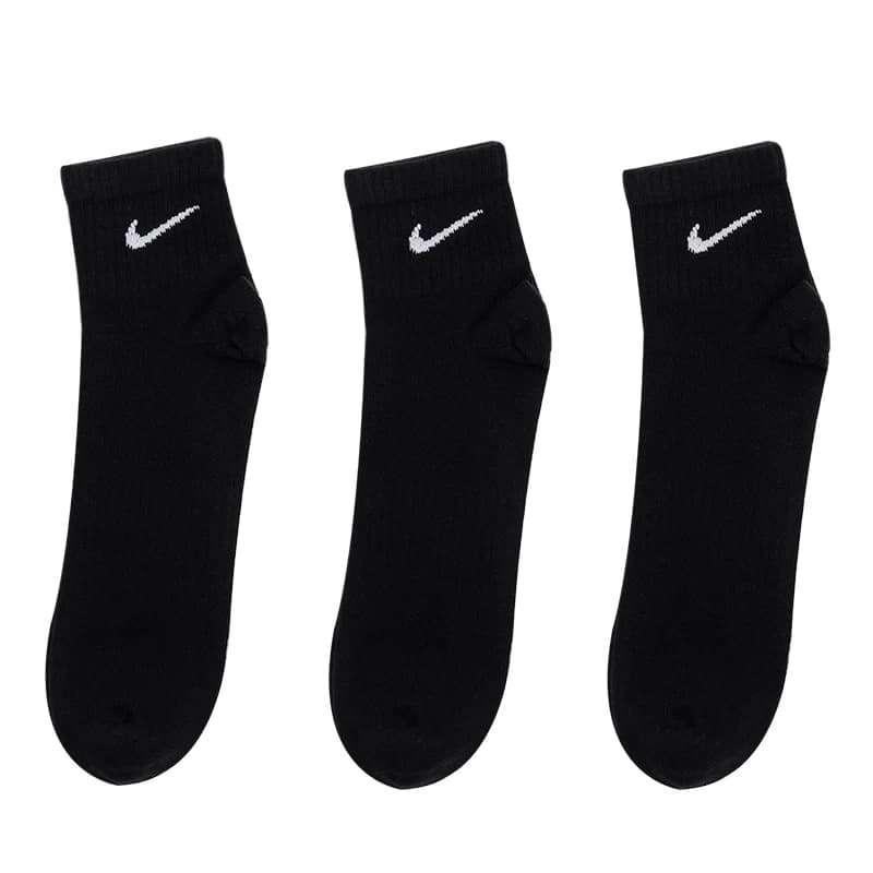 Meias masculinas Nike, meias femininas, meias esportivas, meias para treinamento de fitness ao ar livre, meias casuais (3 pares) Sx7677-010