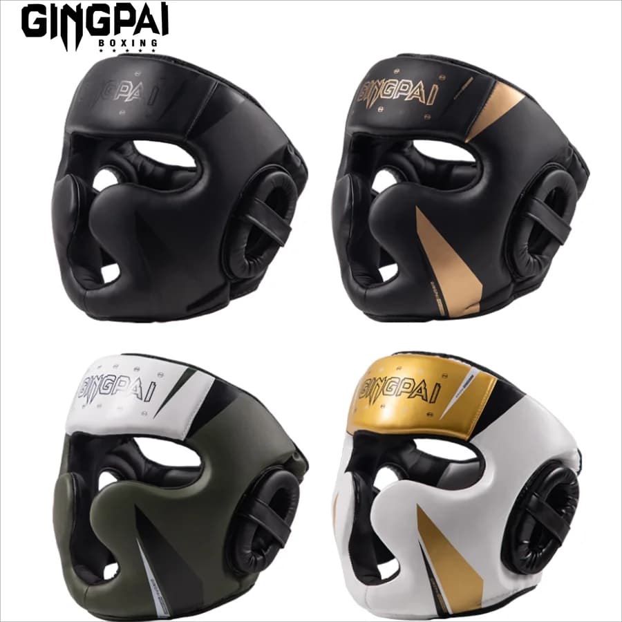 Profissional adulto cabeça proteção boxe sanda capacete luta muay thai proteção engrossado treinamento prático competição