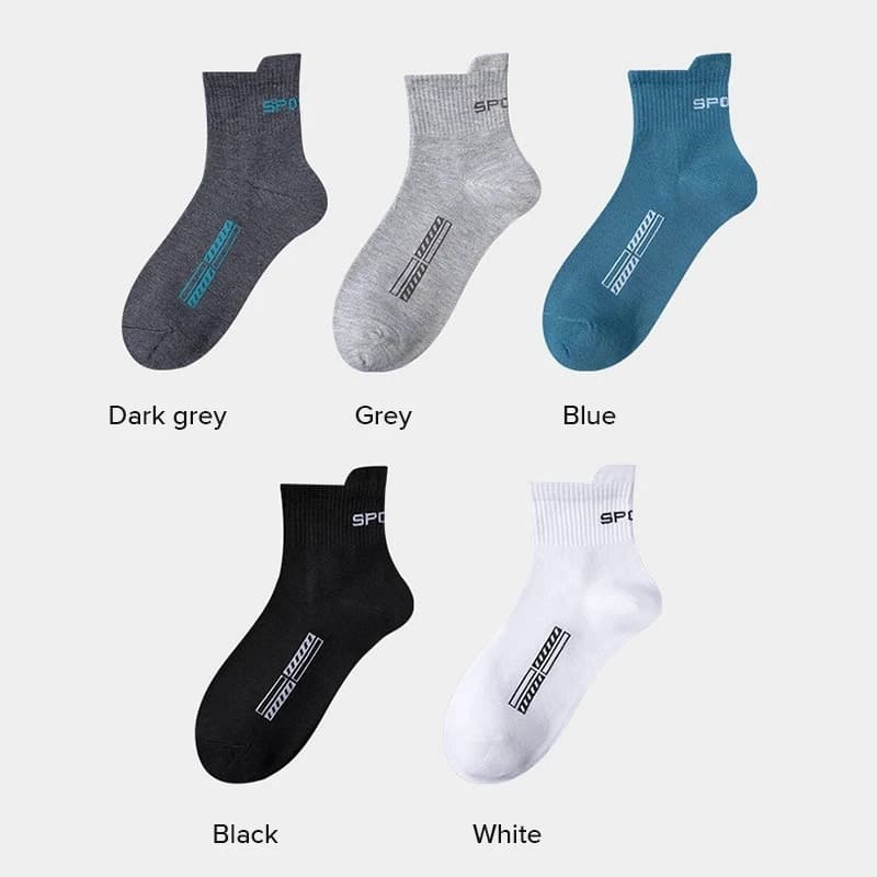 10/20 pares meias masculinas de alta qualidade casual respirável algodão homem correr meias esportivas primavera outono masculino sox presentes plus size 38-45