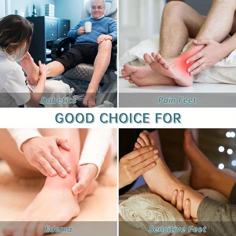 6 Pares de Meias para Diabetes Masculinas e Femininas, Respiráveis e Confortáveis para Primavera e Verão, Sem Compressão, Super Soltas, Presente Ideal para Idosos