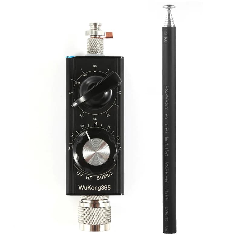 Mini-ANT 20W QRP Antena de ondas curtas Antena HF 5MHz-55MHz Antena sintonizada de banda completa para Yaesu FT-817 818 ICOM 703 K1 K2 USDX MCHF