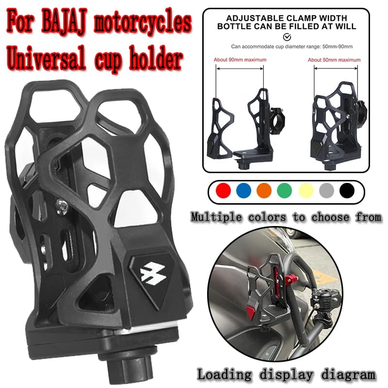 Para bajaj dominar 400 250 pulsar ns200 rs 200 NS-125 200ns suporte de copo da motocicleta garrafa titular acessórios