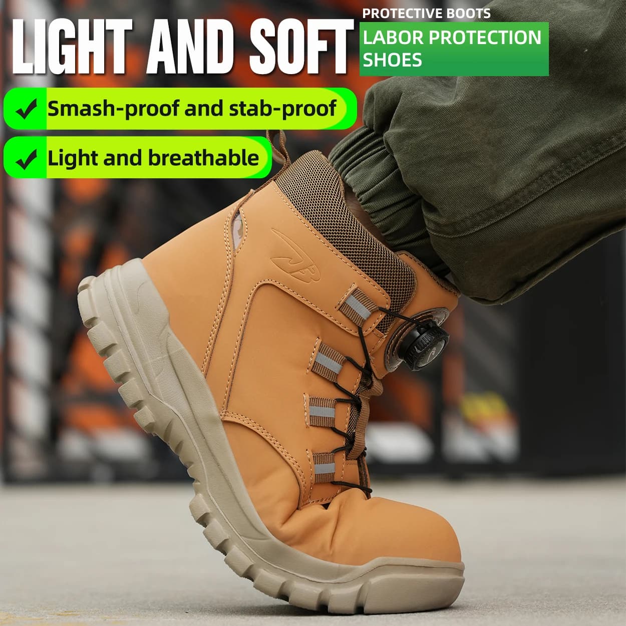 Botas de segurança de dedo do pé de aço homens botas de trabalho impermeáveis anti-esmagamento anti-punctura sapatos de segurança indestrutíveis botas para hombre