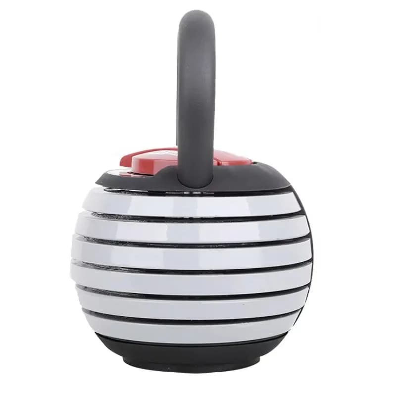 Kettlebell Ajustável de Ferro Fundido 10-40LB com Incrementos de 5LB para Treinamento de Força em Casa