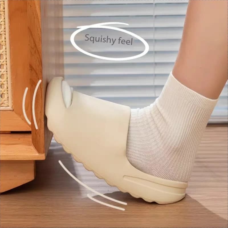 Verão feminino chinelos homens sandálias casuais sapatos de praia slides de fundo macio plataforma grossa eva anti-deslizamento casa chinelos