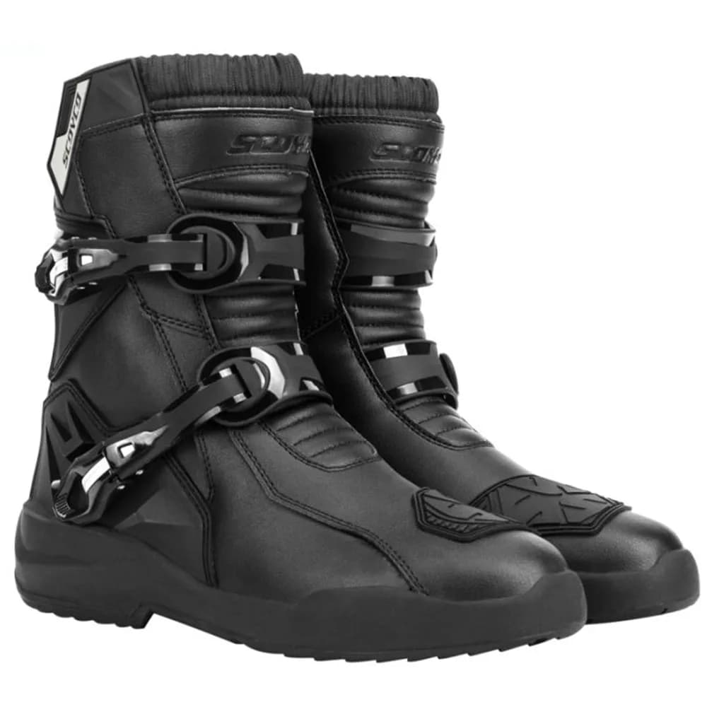 Botas de motocross à prova dwaterproof água botas de moto anti-queda botas moto hombre sapatos de motocicleta botas de equitação