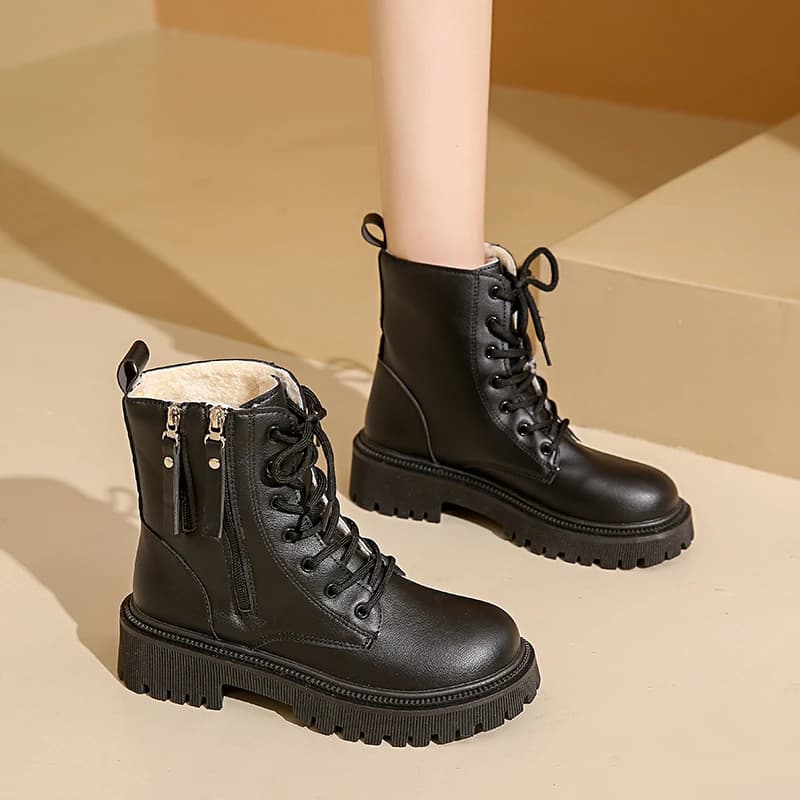 Sexy elegante casual/simples botas de cavaleiro de inverno nova cor sólida veludo quente confortável fino/versatile botas femininas da moda