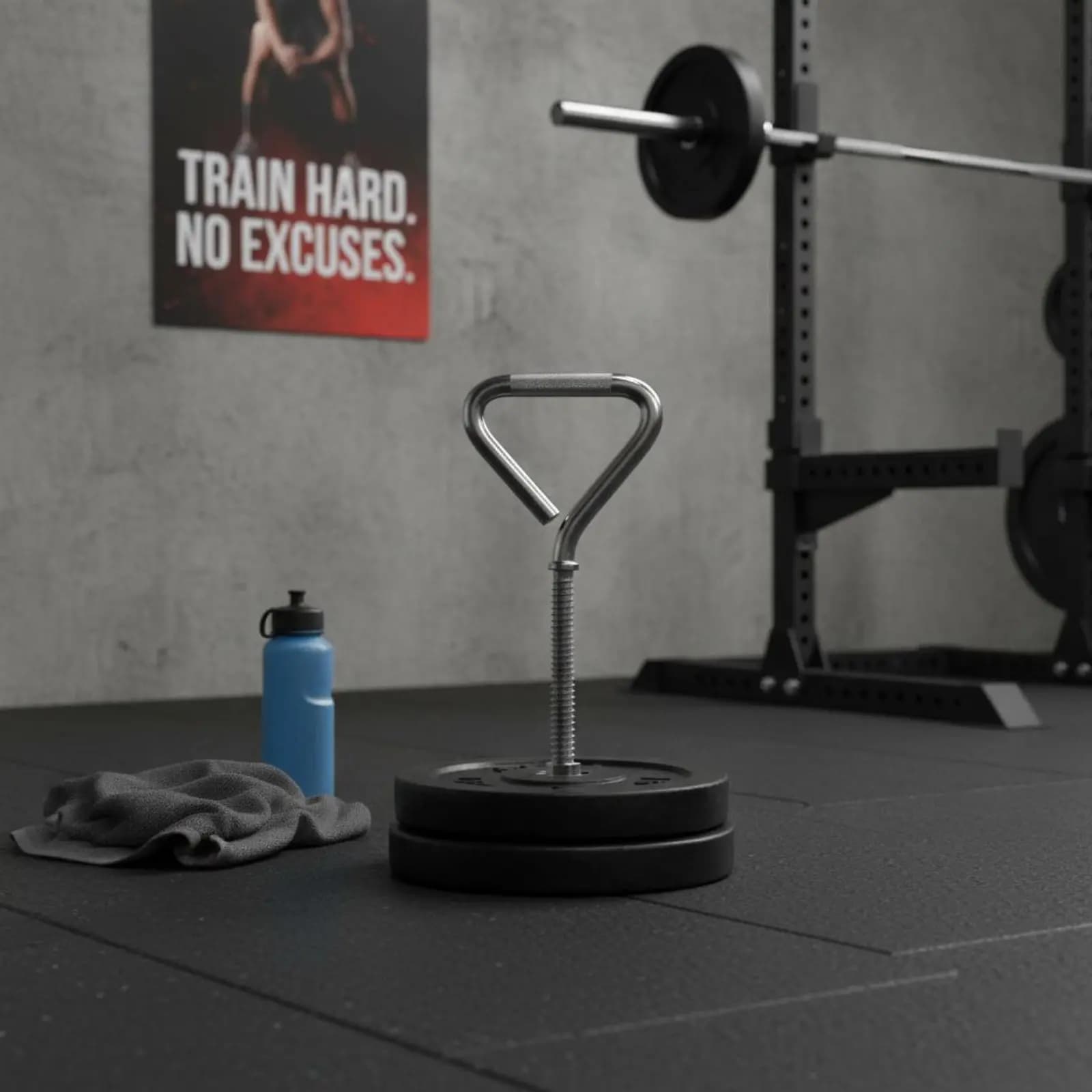 Alça de Kettlebell Multiuso Ajustável, Substituta de Halteres, Equipamento de Treino de Alta Resistência com Punho Antiderrapante