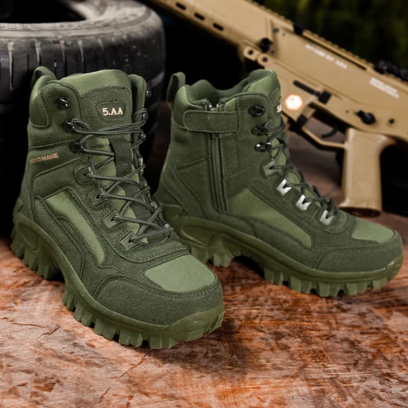 Novas botas masculinas sapatos táticos ao ar livre tênis caminhadas montanhismo caminhada jogging tornozelo botas botas costurno masculino
