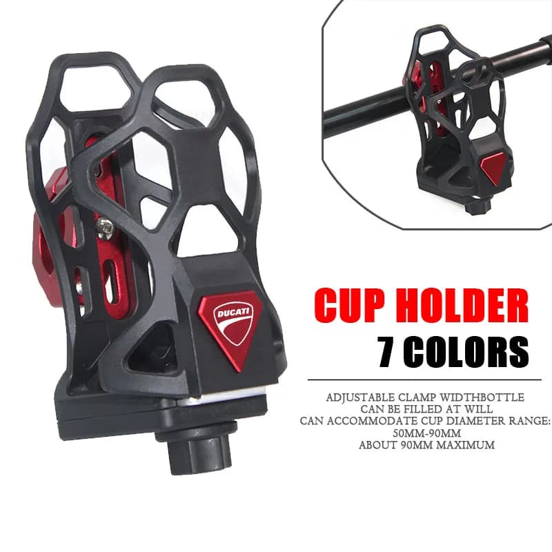 Suporte de copo para Ducati 400 620 695 696 796 821 MONSTER 899 959 1199 1299 Panigale 848 /EVO 1198/S/R Suporte para garrafa de motocicleta