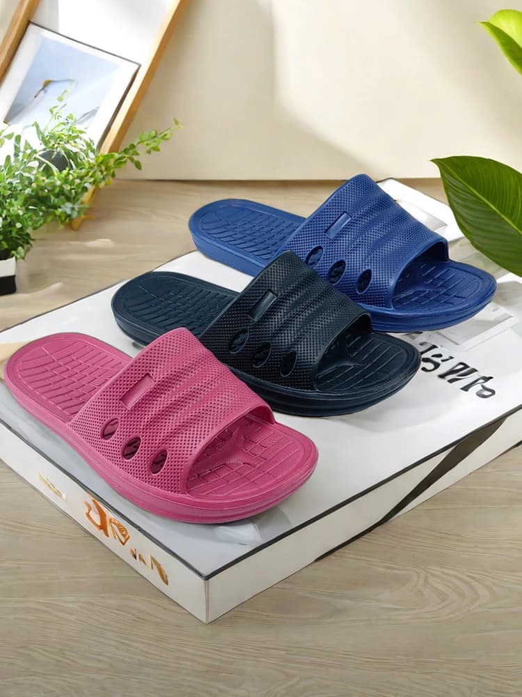 Chinelos de EVA Macios para Homens e Mulheres, Antiderrapantes, Leves, para Banheiro, Uso Interno e Externo, Sandálias de Praia