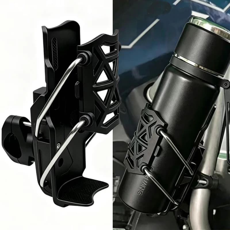 Suporte para Garrafa de Água de Motocicleta 360 °   Suporte Rotativo Antivibração para Copo para Yamaha Tenere 700 1200 T7 XTZ1200 TRACER 7/9GT 700/900GT