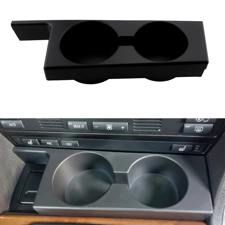 Suporte de copo de água do carro, garrafa pode, acessórios do carro, BMW E39, 5 séries, 525i, 528i, 530i, 540i, M5, 1997-2003