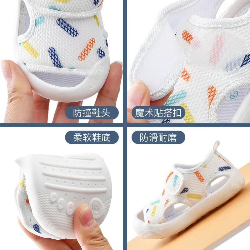 2026 verão novas crianças sandálias simples versátil meninas sapatos de praia conforto anti deslizamento para meninos sandálias planas casuais sandálias femininas