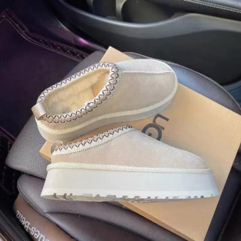 2026 novo inverno feminino curto de pelúcia apartamentos botas de neve camurça quente sapatos de sola grossa botas femininas chelsea tamanho grande botas mujer