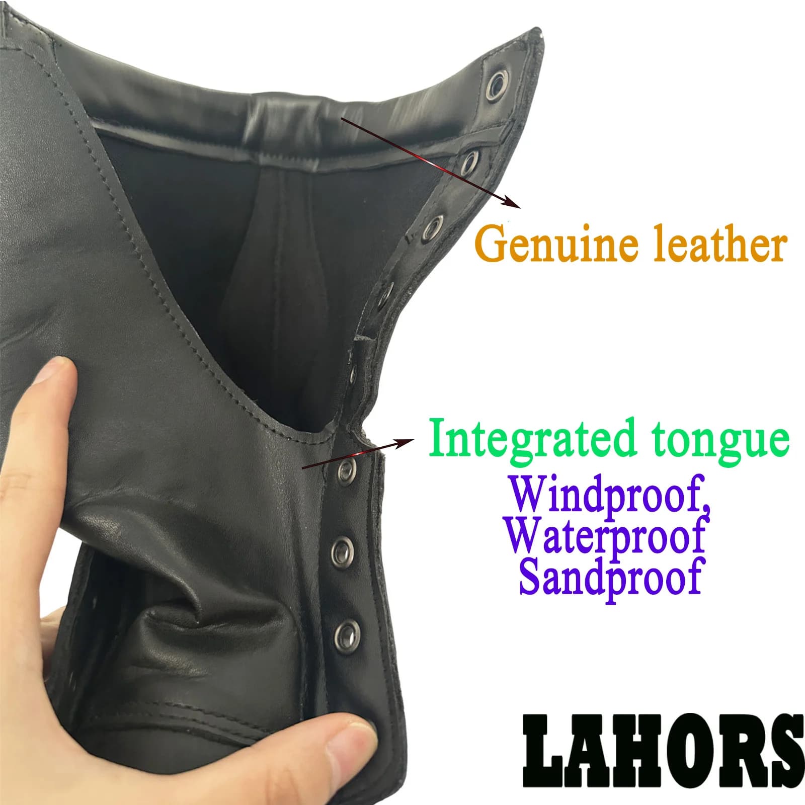 LAHORS ®   Homem de couro original botas táticas esporte caminhadas sapatos ao ar livre tornozelo deserto botas combate sapatos segurança trabalho botas hombre