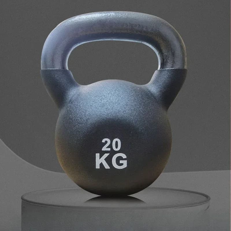 Kettlebells de Ferro Fundido de 18kg / 20kg para Musculação, Equipamento de Treinamento de Força, Pesos de Academia para Uso em Casa