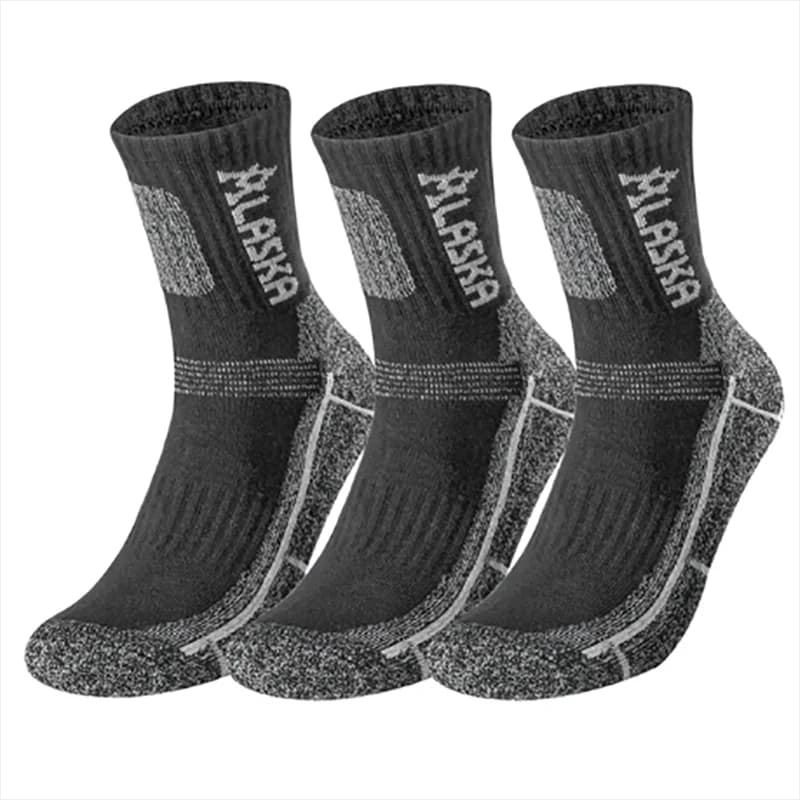 Meia térmica profissional para homens, meias de inverno, manter aquecido, ciclismo, corrida, caminhadas, esqui, ao ar livre, inverno, primavera, conjunto de 3 pares