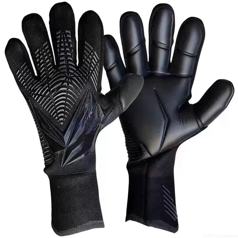 Luvas de futebol de látex profissional bola de futebol luvas de goleiro crianças adultos engrossado goleiro de futebol dedos luvas de proteção