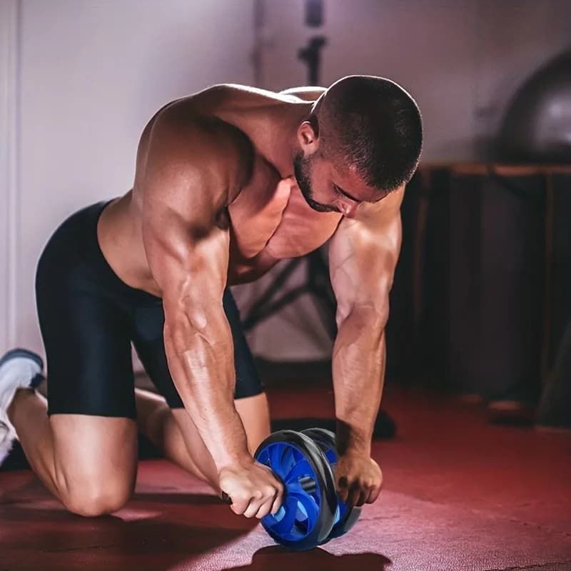Ab roroller roda fitness ab slide rodas abdominais de duas rodas antiderrapante ab trainer muscular ginásio rolo abdominal treino em casa
