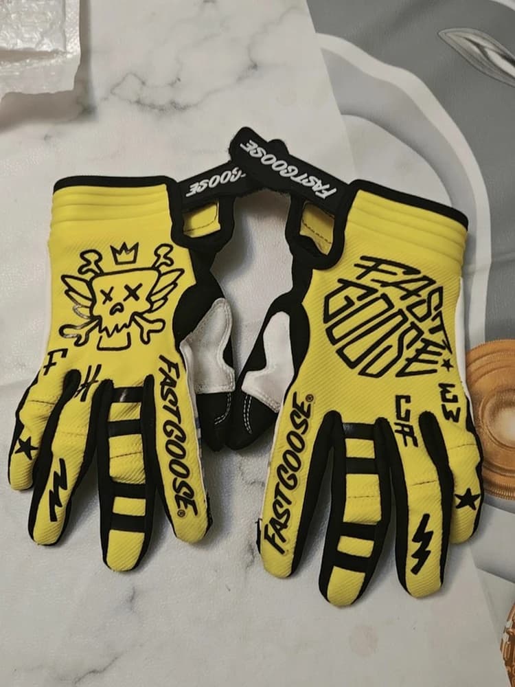 Fastgoose verão equitação tela de toque unisex luvas da motocicleta bicicleta anti-deslizamento acessórios dedo motociclista ciclismo luva para atv mtb
