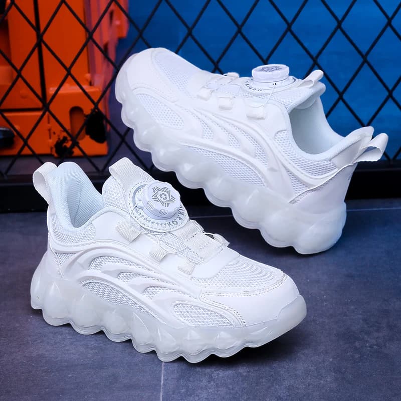 Sapato de escola branco infantil, meninos, meninas, luz, esportes, corrida, casual, sapatilhas, crianças, estudantes, caminhando, tênis treinador, verão, outono