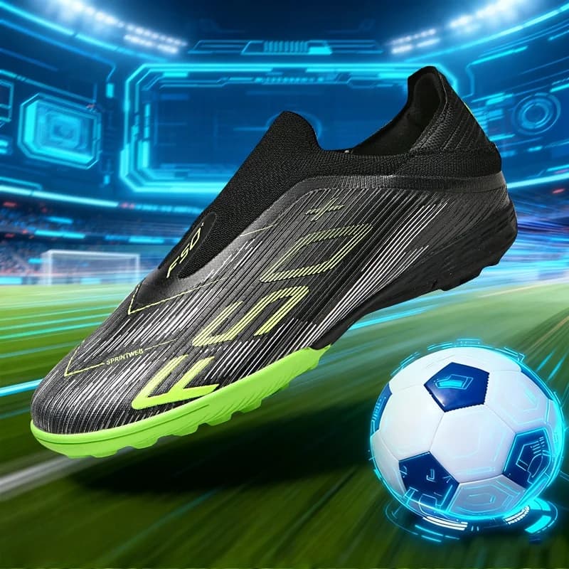 Novas Chuteiras de Futebol Masculinas para Gramado e Futsal, Confortáveis, Ultraleves, Antiderrapantes, para Campo e Salão, Adulto