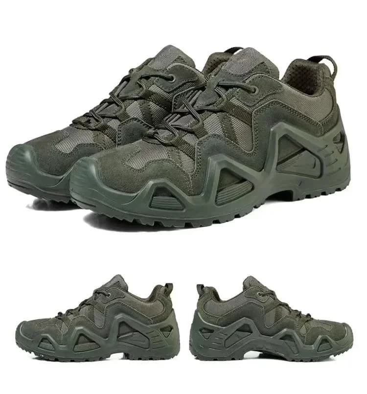Botas táticas de combate dos homens à prova dwaterproof água ao ar livre caminhadas tornozelo botas de trabalho escalada botas táticas militar intervenção sapatos de segurança